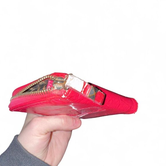 pink victoria's secret clutch wallet w/ leopard print inside - Picture 5 of 5